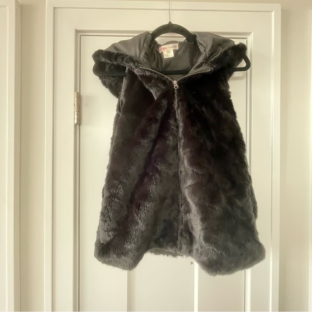 Faux fur vest